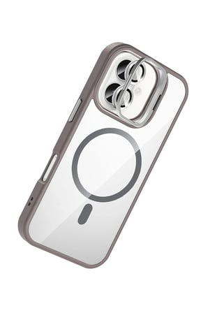 Joko Apple iPhone 17 Remim Lensli Magsafe Standlı Kapak - Titan Gri