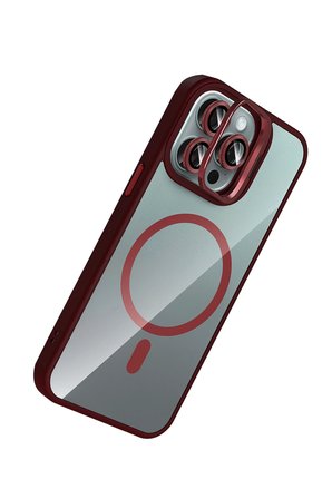 Joko Apple iPhone 16 Pro Max Remim Lensli Magsafe Standlı Kapak - Bordo