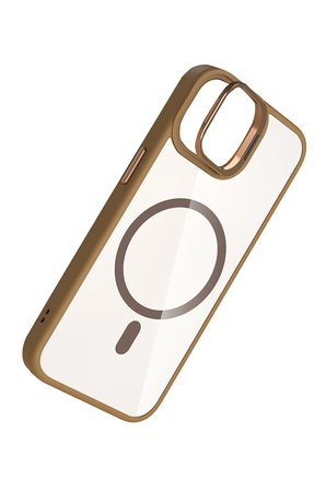 Joko Apple iPhone 11 Remim Lensli Magsafe Standlı Kapak - Kahverengi