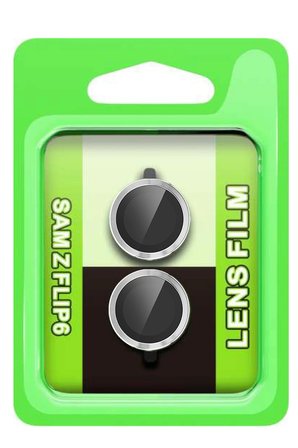 Uray store Samsung Galaxy Z Flip 6 Raze Metal Kamera Lens - Gümüş