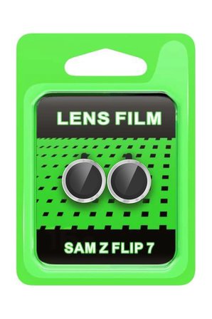 Uray store Samsung Galaxy Z Flip 7 Raze Metal Kamera Lens - Gümüş