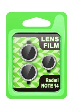 Uray store Xiaomi Note 14 5G Raze Metal Kamera Lens - Gümüş