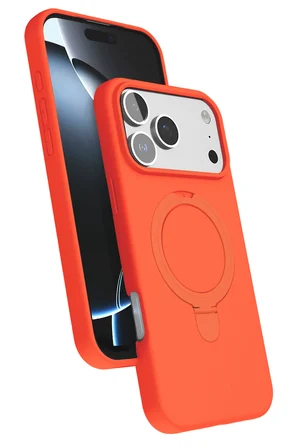 Uray store Apple iPhone 17 Pro Max Regal Magsafe Standlı Kapak - Turuncu