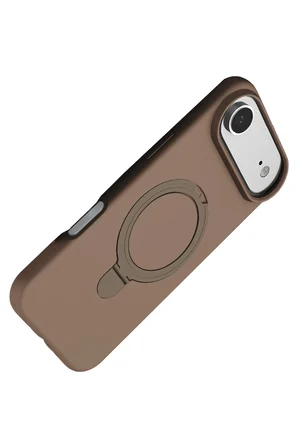 Uray store Apple iPhone 17 Air Regal Magsafe Standlı Kapak - Çöl Titanyum