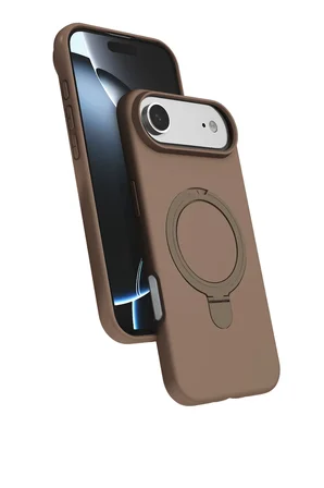 Uray store Apple iPhone 17 Air Regal Magsafe Standlı Kapak - Çöl Titanyum