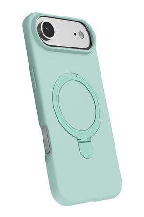 Uray store Apple iPhone 17 Air Regal Magsafe Standlı Kapak - Su Yeşili