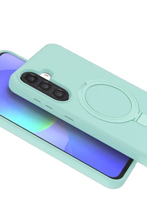 Uray store Samsung Galaxy A56 Regal Magsafe Standlı Kapak - Su Yeşili