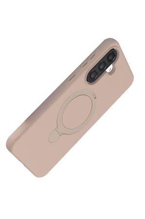 Uray store Samsung Galaxy A26 Regal Magsafe Standlı Kapak - Çöl Titanyum