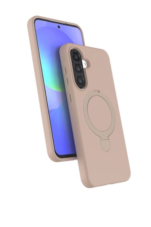 Uray store Samsung Galaxy A26 Regal Magsafe Standlı Kapak - Çöl Titanyum
