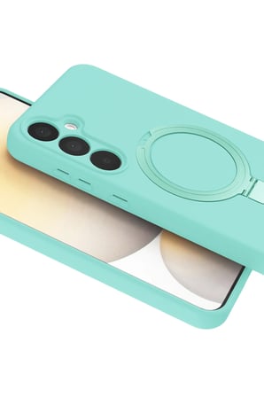 Uray store Samsung Galaxy A16 5G Regal Magsafe Standlı Kapak - Su Yeşili