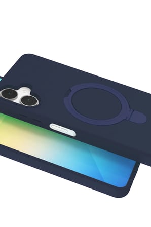 Uray store Samsung Galaxy A06 Regal Magsafe Standlı Kapak - Lacivert