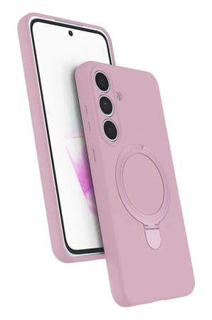 Uray store Samsung Galaxy S24 FE Regal Magsafe Standlı Kapak - Açık Pembe