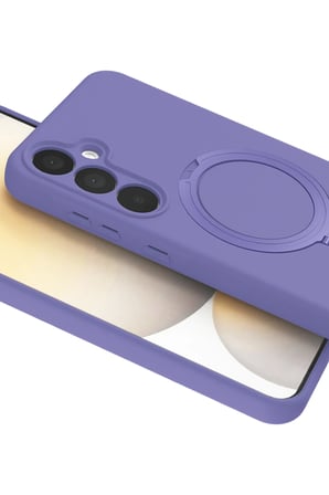 Uray store Samsung Galaxy A25 5G Regal Magsafe Standlı Kapak - Lila