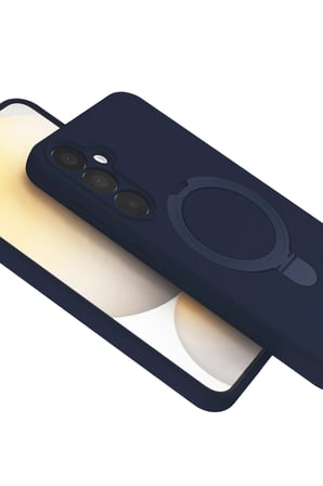 Uray store Samsung Galaxy A25 5G Regal Magsafe Standlı Kapak - Lacivert