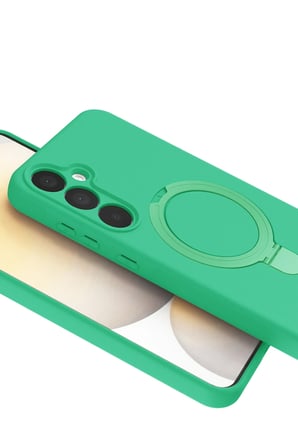Uray store Samsung Galaxy A15 4G Regal Magsafe Standlı Kapak - Yeşil