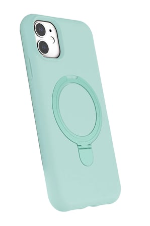 Uray store Apple iPhone 11 Regal Magsafe Standlı Kapak - Su Yeşili