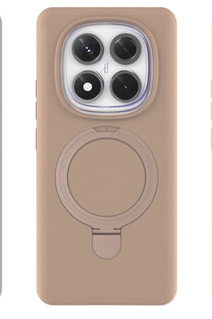 Uray store Xiaomi Redmi Note 14 Pro 4G Regal Magsafe Standlı Kapak - Çöl Titanyum