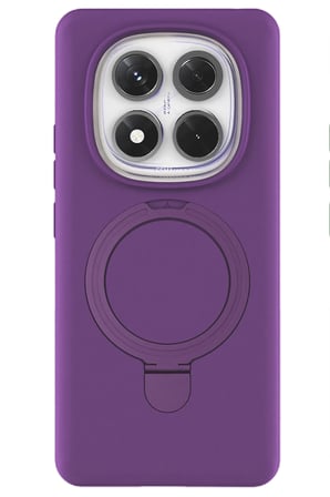 Uray store Xiaomi Redmi Note 14 Pro 4G Regal Magsafe Standlı Kapak - Derin Mor