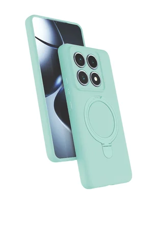 Uray store Xiaomi Mi 14T Pro Regal Magsafe Standlı Kapak - Su Yeşili
