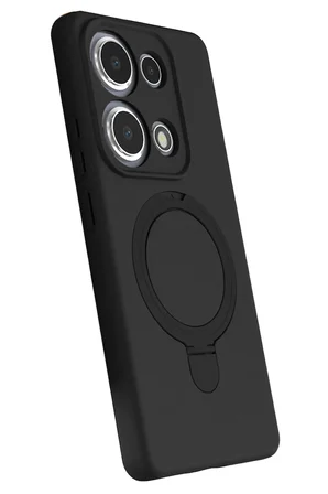 Uray store Xiaomi Redmi Note 13 Pro 4G Regal Magsafe Standlı Kapak - Siyah