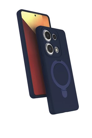 Uray store Xiaomi Redmi Note 13 Pro 4G Regal Magsafe Standlı Kapak - Lacivert