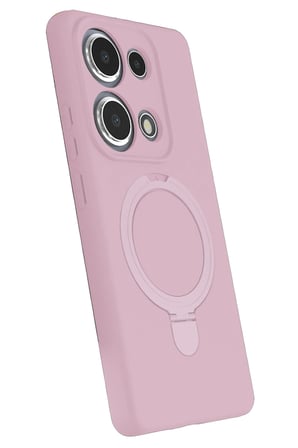 Uray store Xiaomi Redmi Note 13 Pro 4G Regal Magsafe Standlı Kapak - Açık Pembe