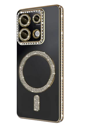 Uray store Xiaomi Redmi 13C Joke Simli Magneticsafe Kılıf - Gold