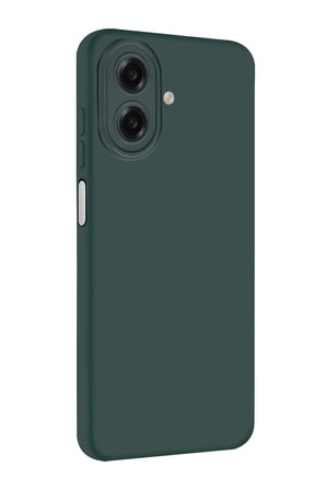 Uray store Samsung Galaxy A07 4G Nano içi Kadife Silikon - K.Yeşil