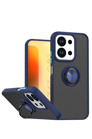 Uray store Xiaomi Redmi 15C 4G Montreal Yüzüklü Silikon Kapak - Lacivert