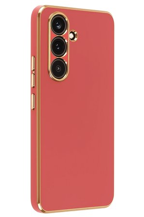 Uray store Samsung Galaxy S25 FE Volet Silikon - Kırmızı