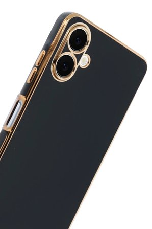 Uray store Samsung Galaxy A07 4G Volet Silikon - Siyah