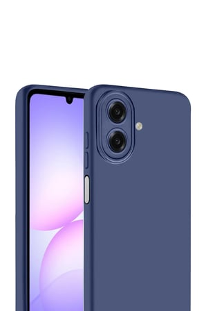Uray store Samsung Galaxy A07 4G Nano içi Kadife Silikon - Lacivert