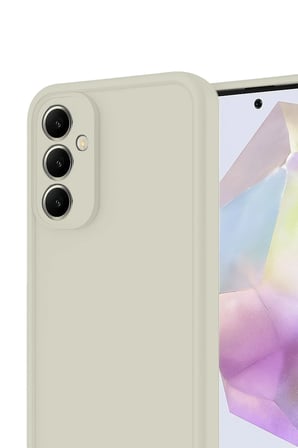 Uray store Samsung Galaxy A17 5G Viera Silikon - Krem
