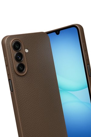 Uray store Samsung Galaxy A17 5G Thermax Silikon Kılıf - Kahverengi