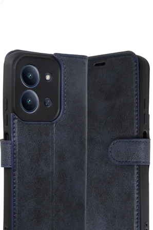 Uray store Xiaomi Redmi 15C 4G Trend S Plus Kapaklı Kılıf - Lacivert
