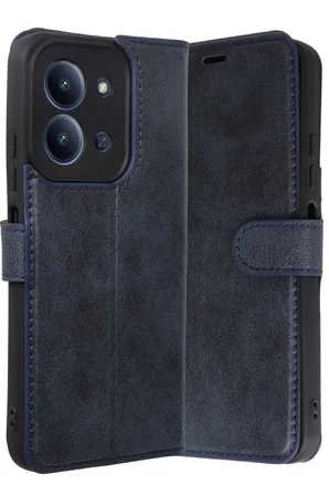 Uray store Xiaomi Redmi 15C 4G Trend S Plus Kapaklı Kılıf - Lacivert