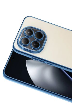 Uray store Xiaomi Mi 15 Razer Lensli Silikon - Açık Mavi