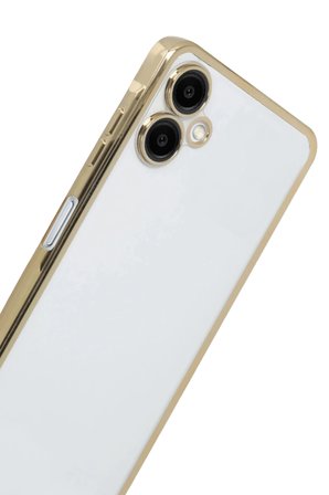 Uray store Samsung Galaxy A07 4G Razer Lensli Silikon - Gold