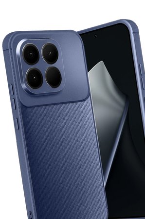 Uray store Xiaomi Mi 15T Auto Focus Karbon Kapak - Lacivert