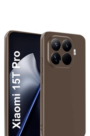 Uray store Xiaomi Mi 15T Pro First Silikon - Kahverengi