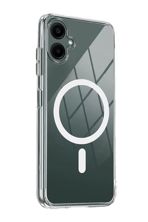 Uray store Samsung Galaxy A06 Combo Sert Şeffaf Magsafe Kapak - Şeffaf
