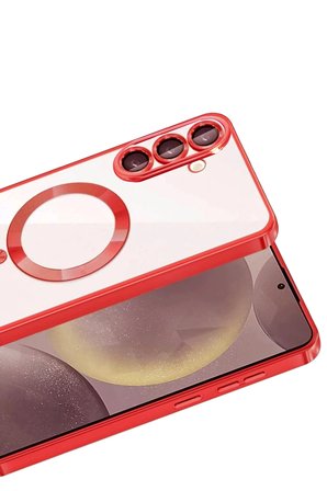Uray store Samsung Galaxy S26 Plus Kross Magneticsafe Kapak - Kırmızı
