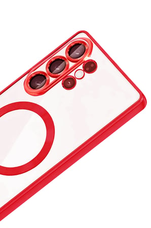 Uray store Samsung Galaxy S26 Ultra Kross Magneticsafe Kapak - Kırmızı