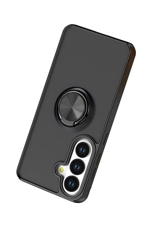 Uray store Samsung Galaxy S26 Plus Montreal Yüzüklü Silikon Kapak - Siyah