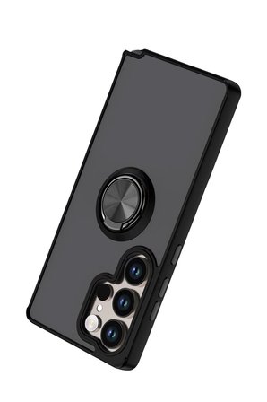Uray store Samsung Galaxy S26 Ultra Montreal Yüzüklü Silikon Kapak - Siyah