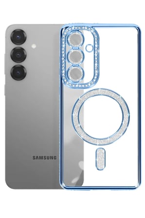 Uray store Samsung Galaxy S26 Plus Joke Simli Magneticsafe Kılıf - Mavi