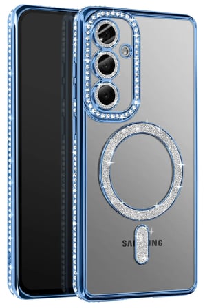 Uray store Samsung Galaxy S26 Plus Joke Simli Magneticsafe Kılıf - Mavi