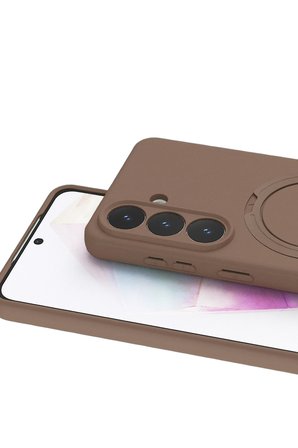 Uray store Samsung Galaxy S26 Plus Regal Magsafe Standlı Kapak - Çöl Titanyum