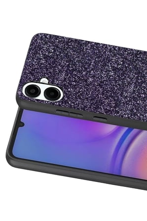 Onegif Samsung Galaxy A07 4G Bright Simli Kapak - Derin Mor