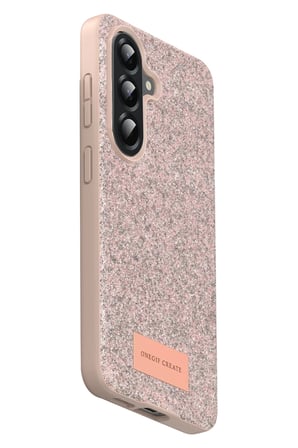 Onegif Samsung Galaxy A17 5G Bright Simli Kapak - Pembe